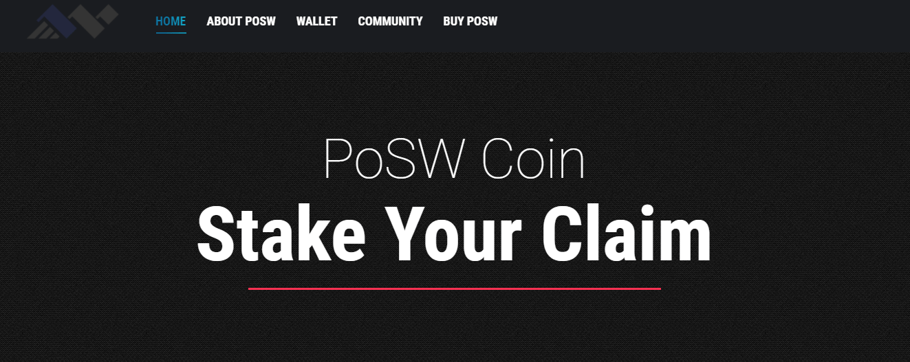 PoSW coin