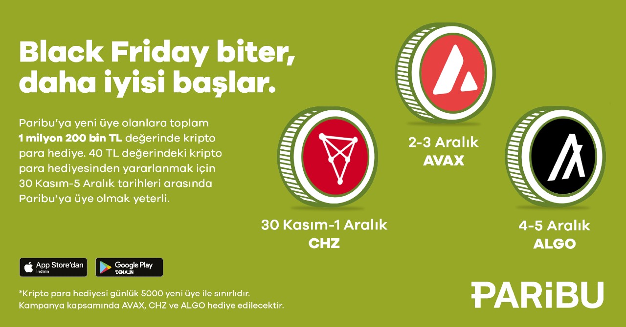 paribudan yeni uyelere 1 2 milyon tllik kripto para hediyesi 2