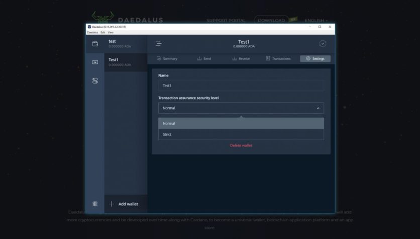 daedalus wallet kurulumu