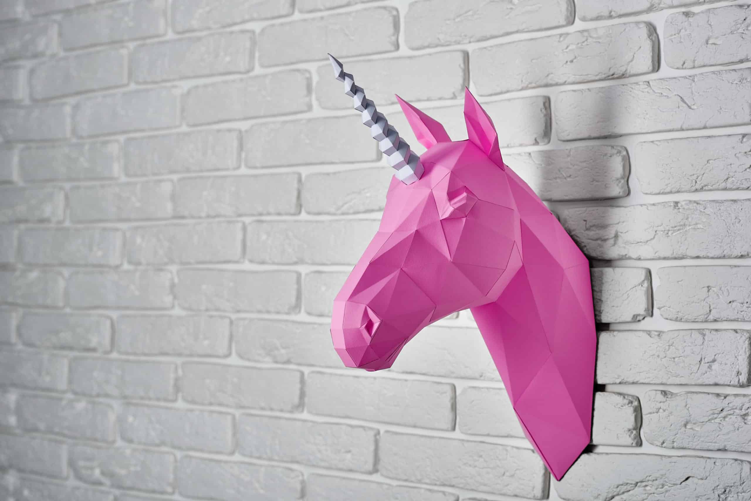 bright pink unicorn hanging on the wall JLRRSNC scaled 1