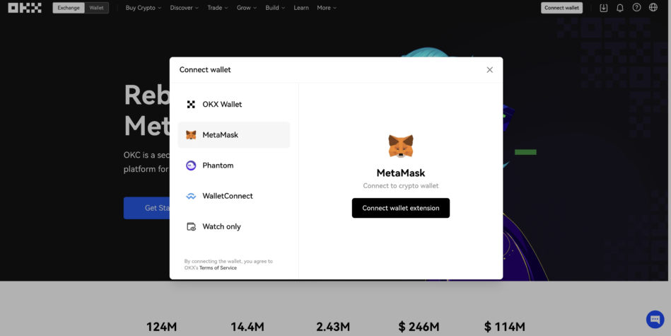 metamaske Okex Chain ekleme