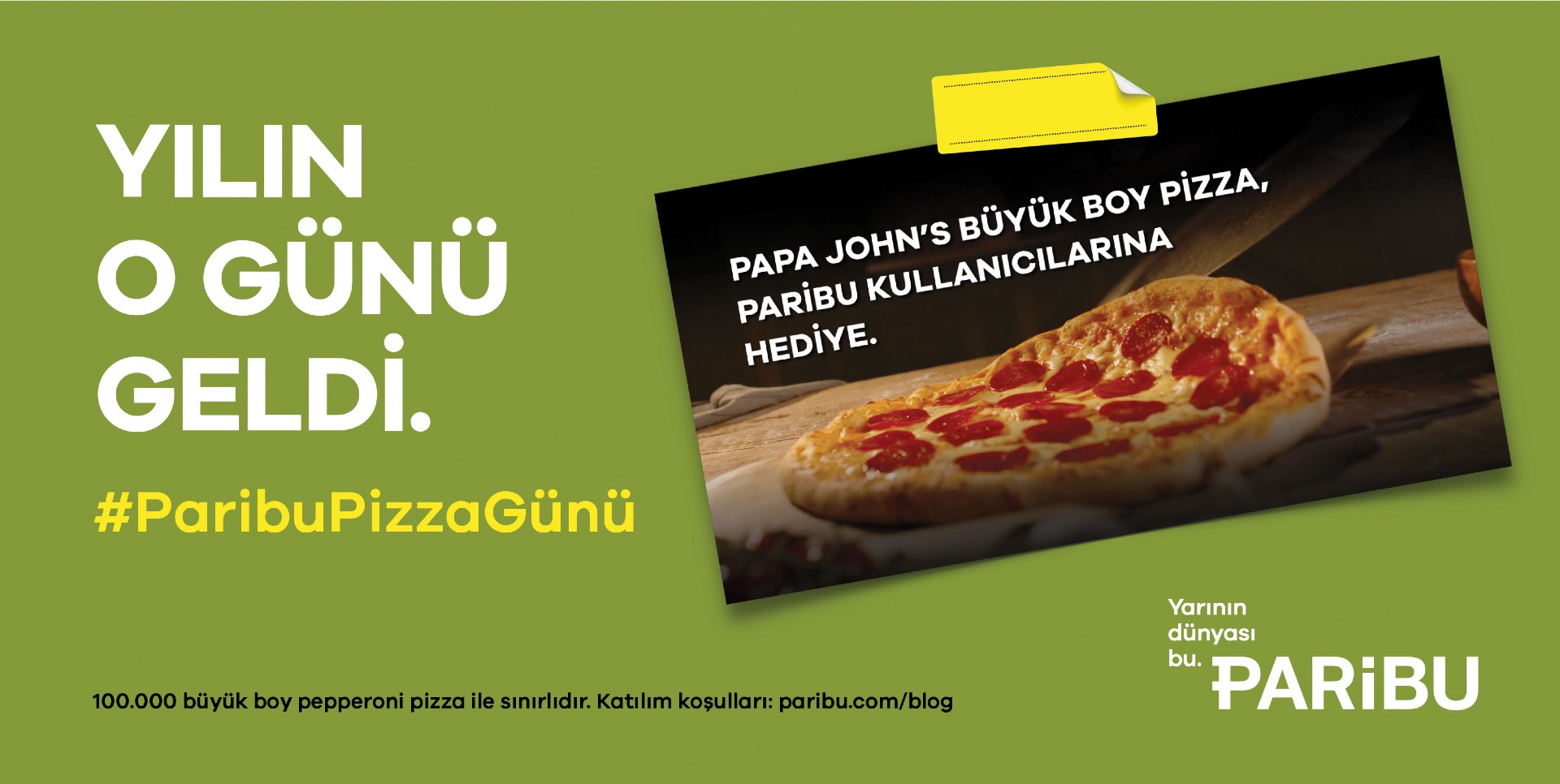 Paribu Pizza Günü Başlıyor