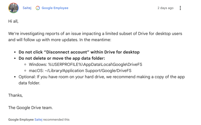 google drive cevap