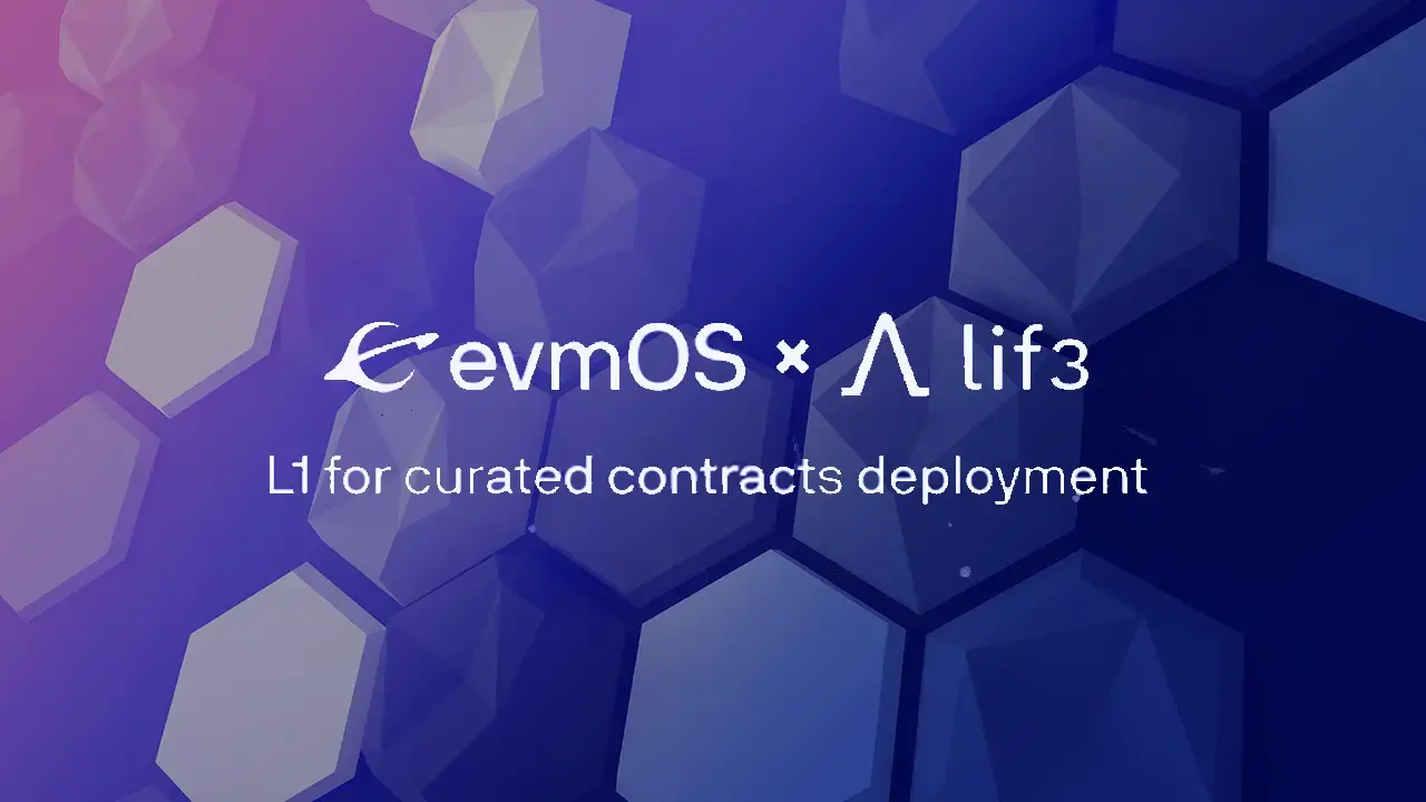 Lif3.com, seçilmiş DeFi sözleşmelerine sahip ilk Layer-1 çözümü Lif3 Chain’i dağıtmak için evmOS ile ortaklık kurdu