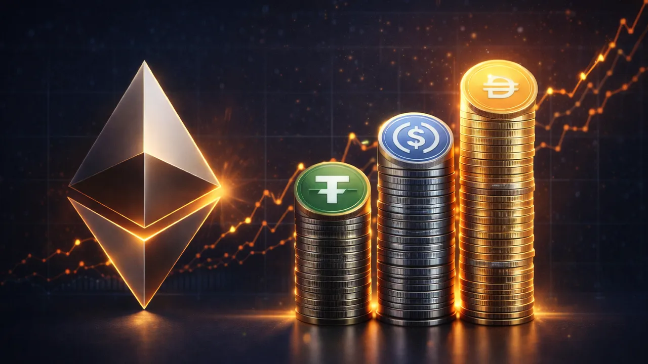 Ethereum stablecoin arzı 180 milyar dolara ulaşarak tüm zamanların rekorunu kırdı