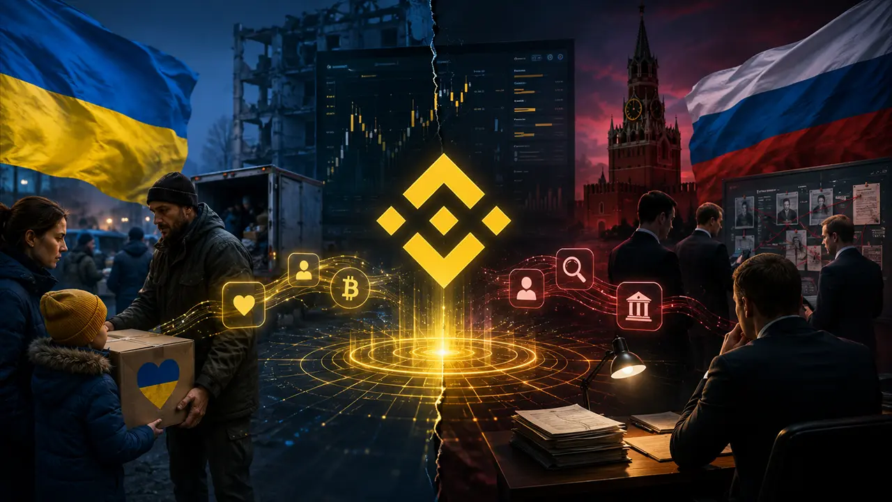 Binance, Ukrayna’ya bağış yapan kullanıcının verilerini terör davasında Rusya’ya verdi